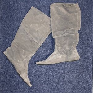 Steve Madden Gray Suede Boots